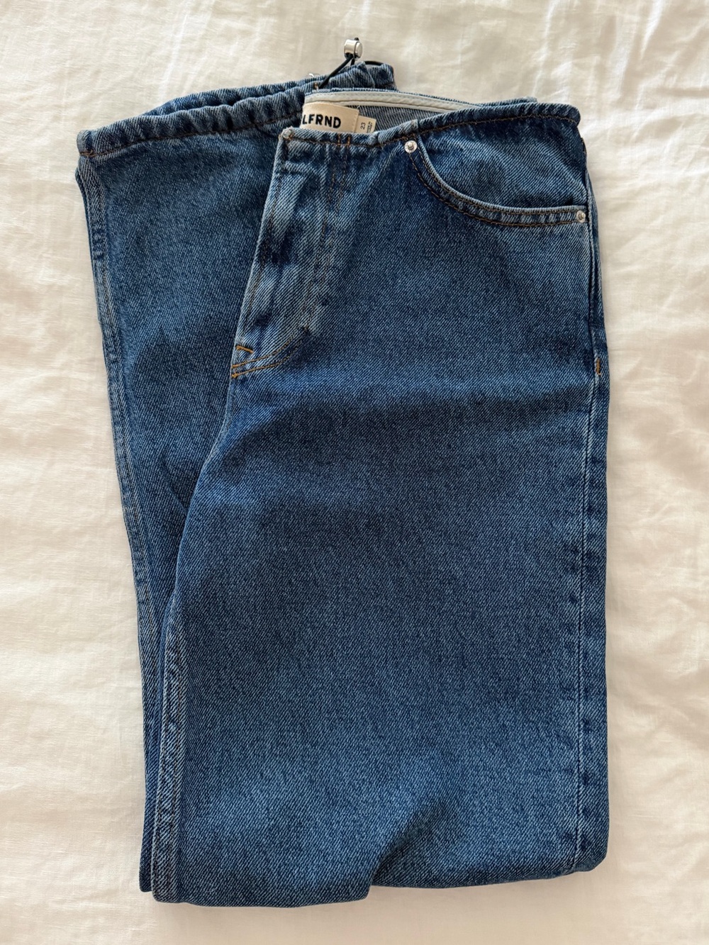 GRLFRND The Erika Cinched Hem Jeans